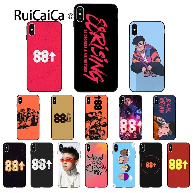 Ruicaica 88rising TPU мягкий высококачественный чехол для телефона iPhone 8 7 6 6S Plus 5 5S SE XR X XS MAX