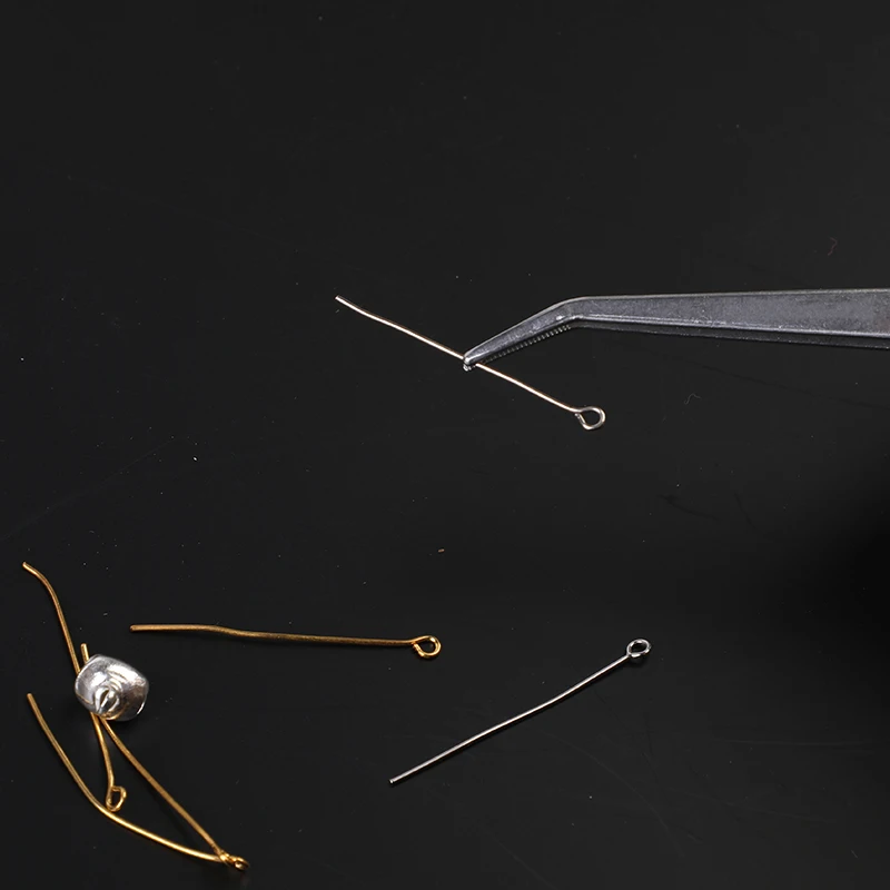 LMDZ Stainless Steel Anti-static Tweezers High Precision Anti-static Tweezers Bend Cross Tweezers Sewing Accessories Tools