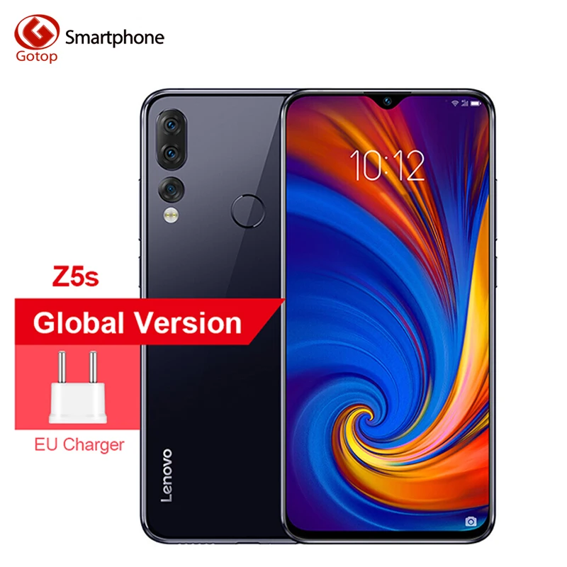 Lenovo Z5s Face ID 4 Гб 64 Тройная камера заднего вида Snapdragon 710 OctaCore мобильный телефон Нотч