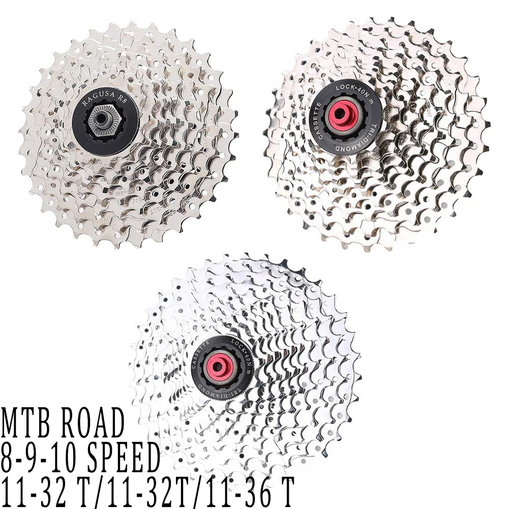 Mountainbike Freilauf Für 8/9/10 Gang - 12-19 Speichenlöcher, Schwarz