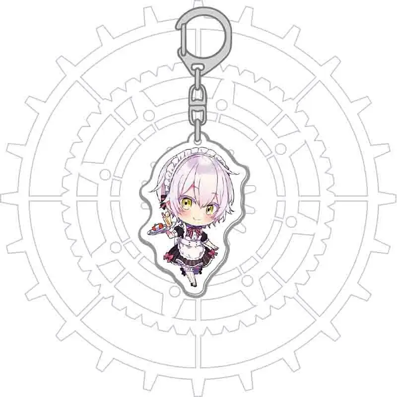 Vanitas Keychain The Case Study of Vanitas no Karte Cosplay Props Hourglass Acrylic Figure keyring Jewelry Gifts Accessories