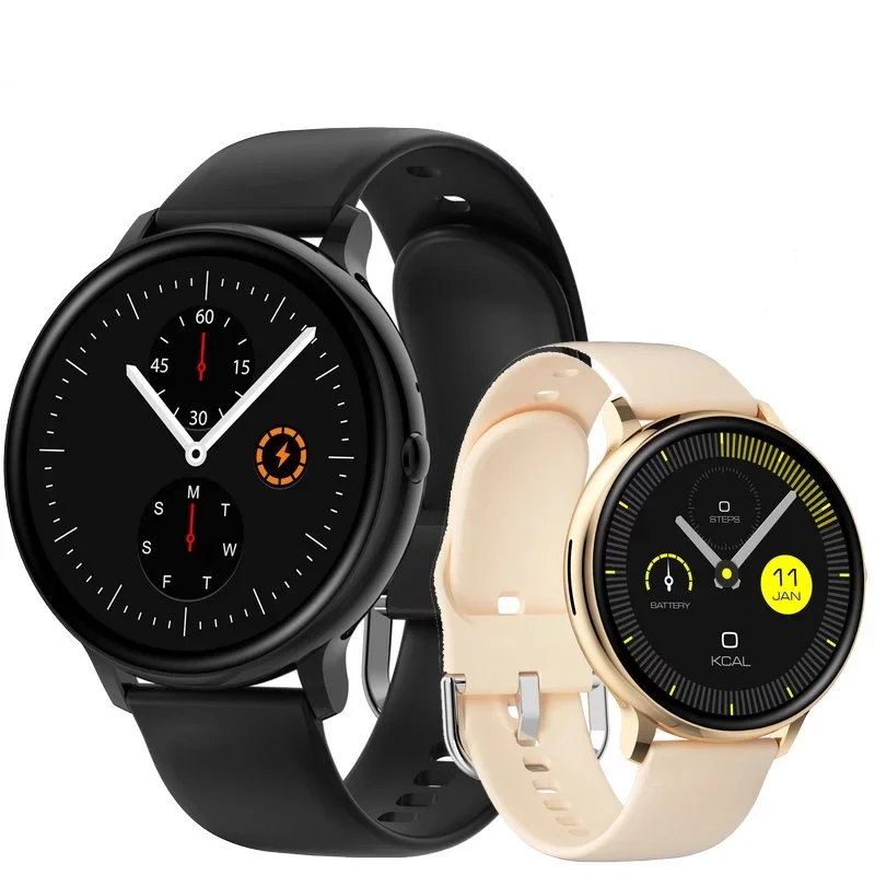 Q71 Smart Watch Bluetooth Call Men Women Sports Health Track Metal Case Watch Clock 1.3 Inch Round Full Touch Screen Smartwatch