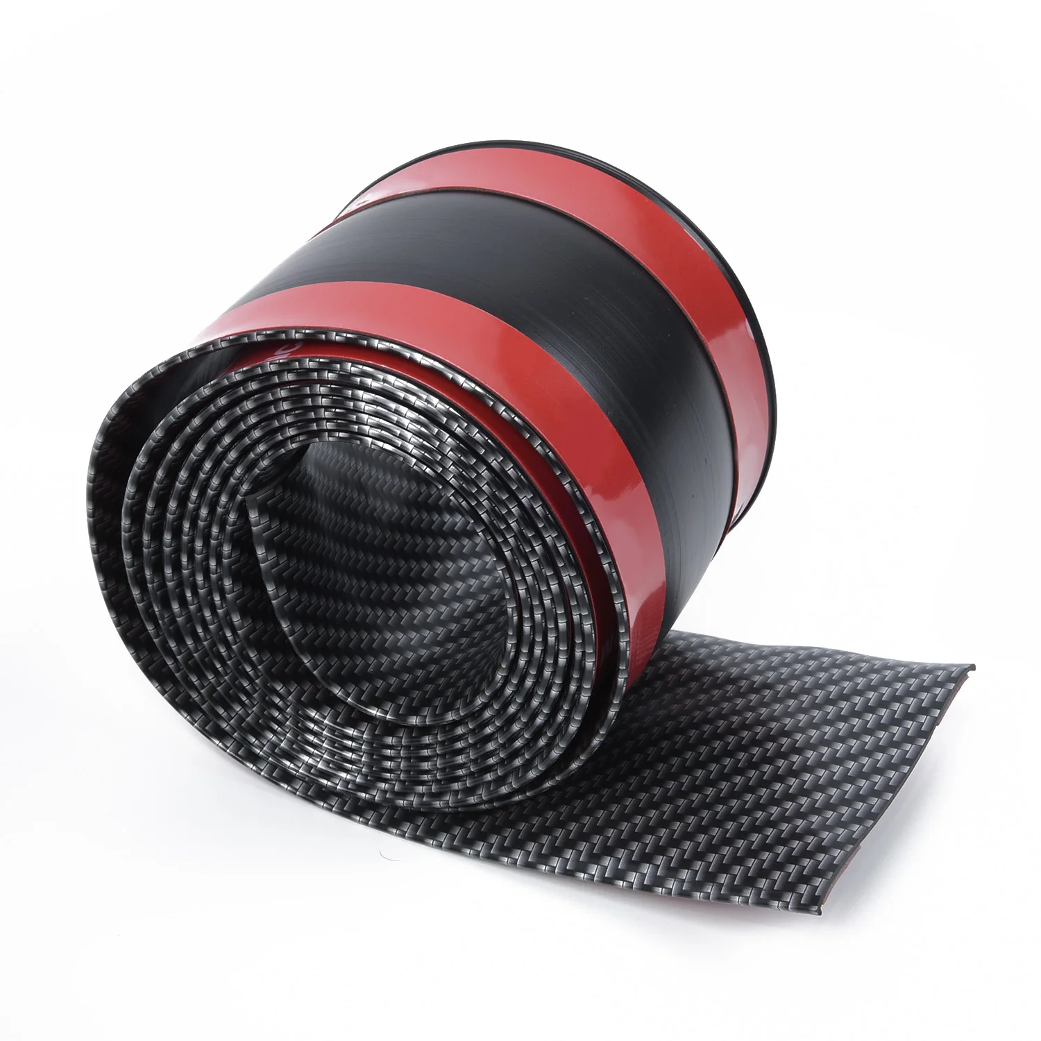 Pro Carbon~ Fiber передний бампер полосы губ Splitter Спойлер тела юбка протектор 2 м