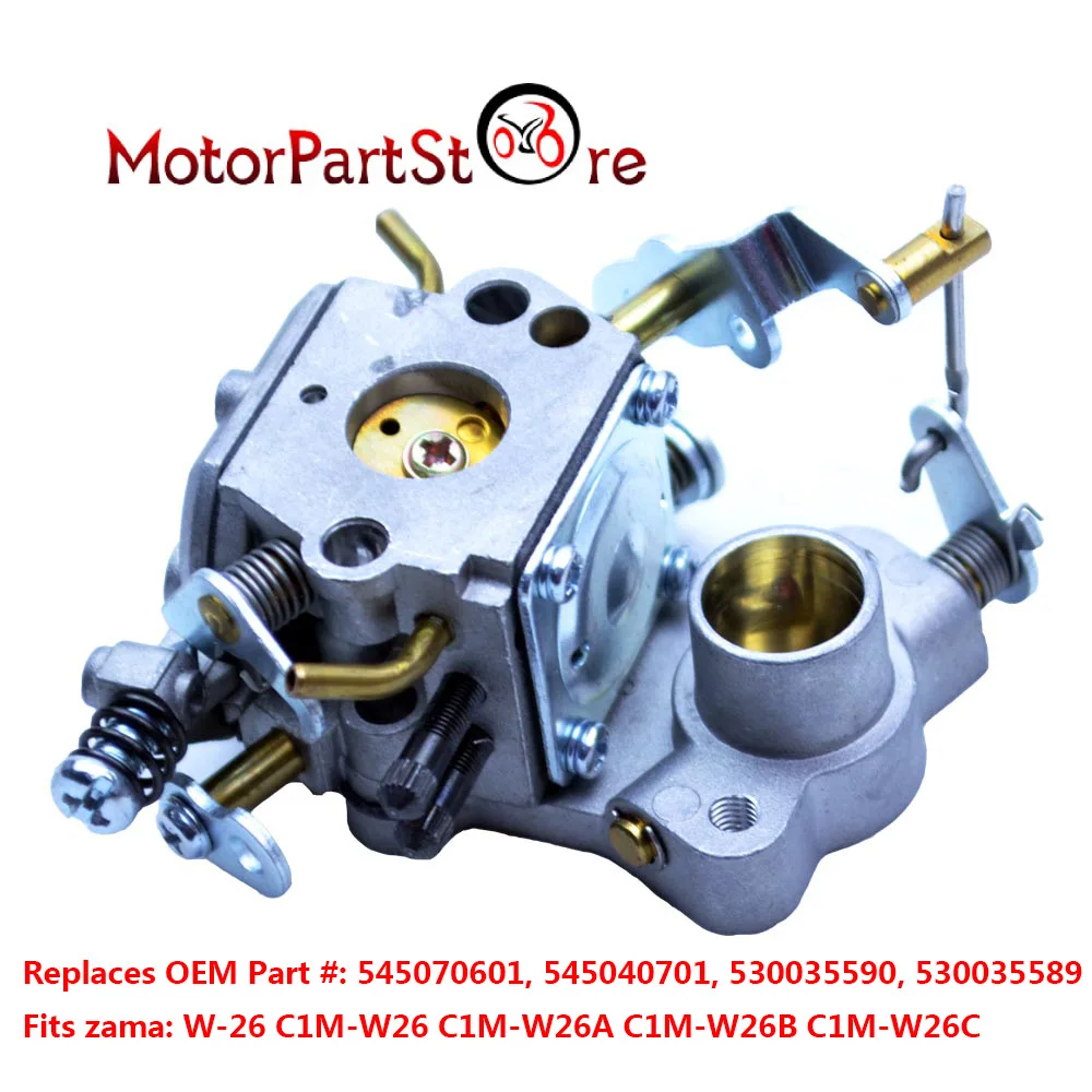 Новое поступление Серебряный Карбюратор Carb ДЛЯ Poulan Craftsman бензопила C1M-W26C 530035589 PP4018 Запчасти для мотоциклов D15