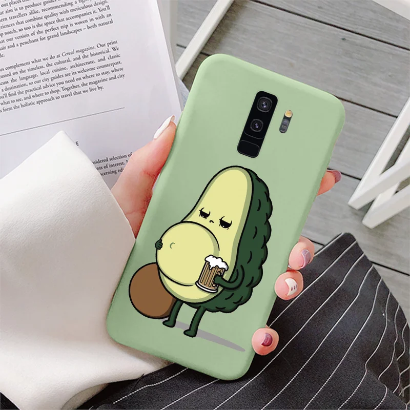 For Samsung Galaxy S9 Plus Case Avocado Silicon Soft TPU Phone Cover For Samsung s9plus S 9 Plus Fundas Bumper Bags Shell Etui samsung silicone Cases For Samsung