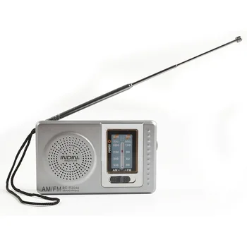 

Portable Radio AM FM Digital Mini Stereo MP3 Player Loundspeaker Telescopic Antenna Pocket Handheld Receiver Woeld Universal
