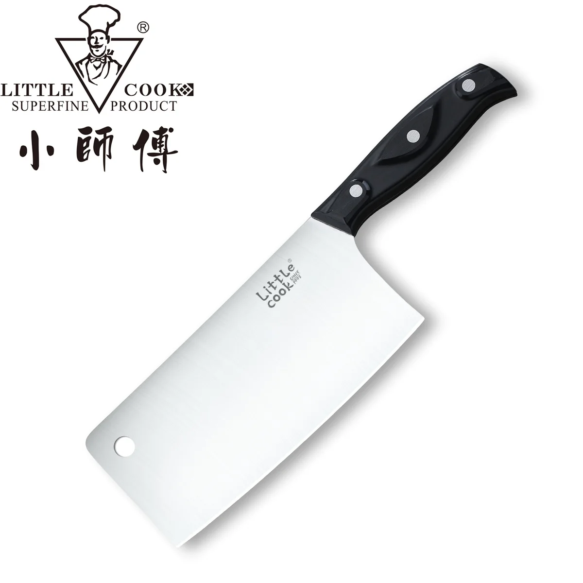 

Little Cook Kitchen Chef Knife Fixed Blade Sharp Chinese meat Cleaver Vegetable cutter Meat Saws Cooking Tools Gadgets