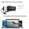 REDEAGLE Industrial 6mm/2.8-12mm Varifocal Zoom CS Lens HD 2K USB PC Webcam Mini UVC Video Teaching Conference Camera 5