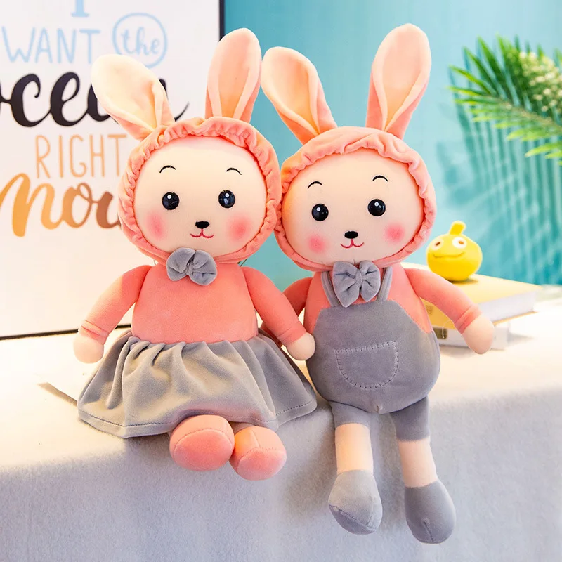 40cm Lovely Rabbit Doll Stuffed Toys Plush Animals Kids Toys for Girls Boys Kawaii Baby Plush Toys Cartoon Rabbit Soft Toys