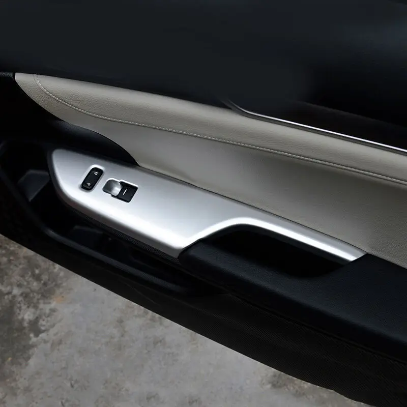 Для Honda Civic 10th аксессуары для автомобиля Стайлинг ABS пластик двери и окна стекло подъемный переключатель Крышка отделка LHD