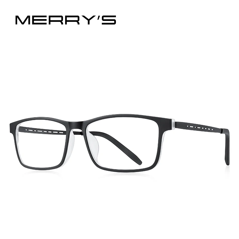 MERRYS DESIGN-gafas deportivas para hombre, montura TR90, marco de  aluminio, patillas de silicona, gafas graduadas