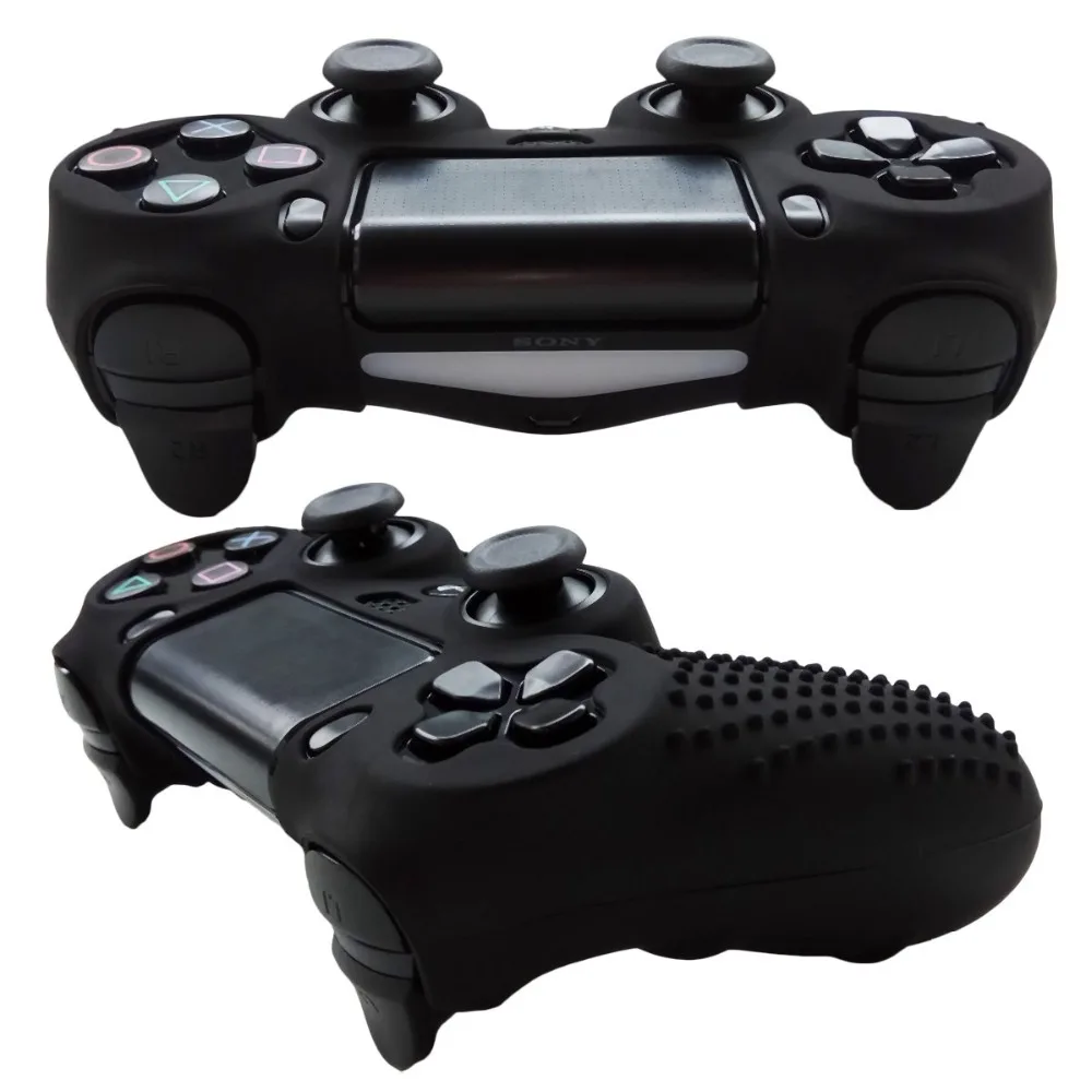 ZOMTOP Противоскользящий силиконовый чехол для sony playstation Dualshock 4 PS4 DS4 Pro тонкий контроллер и ручка