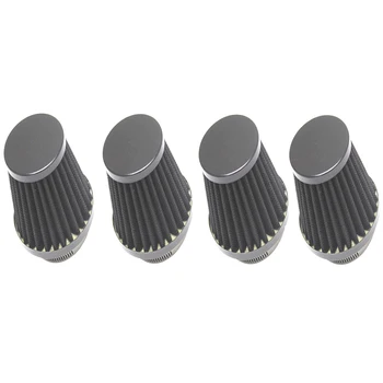 

4pcs Motorcycle Air Intake Filter Cleaner Black for Honda Cb750 900 ATV Dirt Bike (54mm)