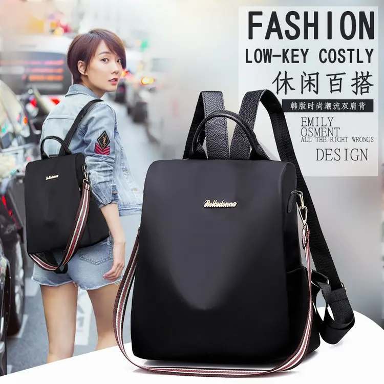 Стиль, лента, противоугонная, многофункциональная, двойного назначения, ткань Оксфорд, водонепроницаемая и дышащая, легкая, для путешествий, повседневная, для женщин