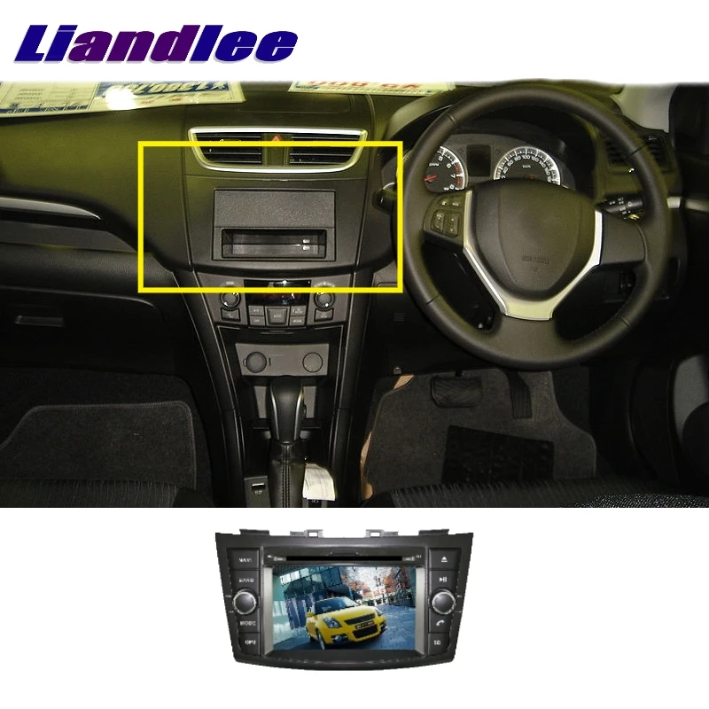 Для Suzuki Swift 2011~ LiisLee автомобильный мультимедиа, ТВ DVD gps аудио Hi-Fi радио стиль Навигация Расширенная NAV навигационная карта