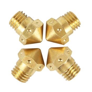 

4Pcs High Precision Hotend Brass Nozzles for Ender 3 CR10 Mk8 Nozzle 3D Printer GDeals