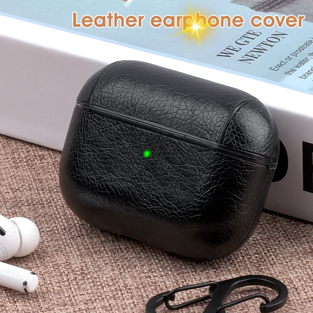 Чехол из искусственной кожи для AirPods Pro чехол Airpod Apple Air Pods зарядный | Электроника