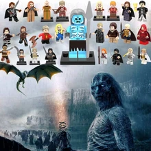 Игра престолов Джон Сноу Дейенерис Арья Старк петыр Бейлиш Хайме лед и огонь эндшпиль мини блоки игрушки Модель Кирпичи История Игрушек 4