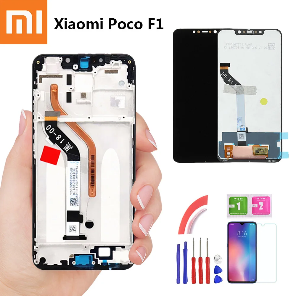 

E-family 6.18'' For Xiaomi Pocophone F1 LCD Display Touch Screen Digitizer Assembly for Xiaomi Pocophone F1 LCD Screen Replace