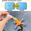 Windshield Repair Kit Quick Fix Car Cracked Glass Windscreen Repair Tool Resin Sealer DIY Auto Window Screen Polishing 4