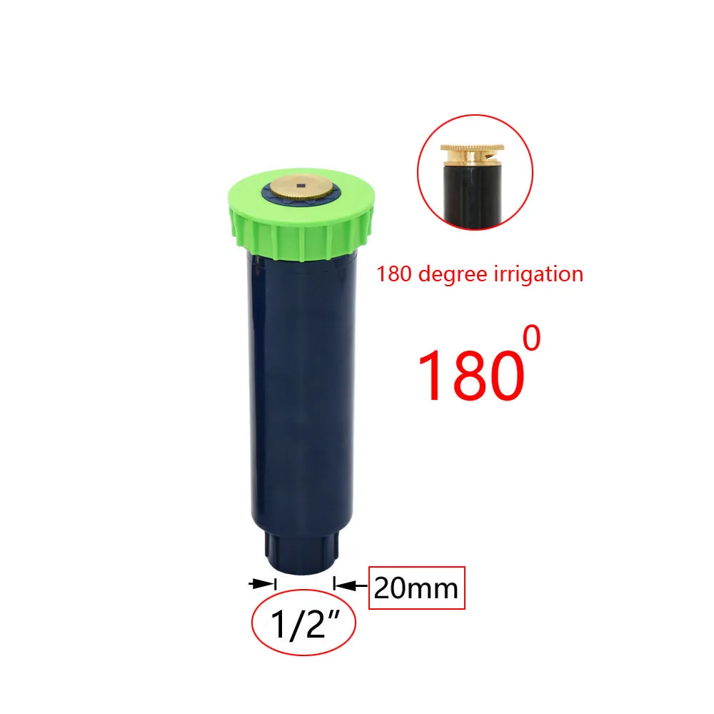 Garden Lawn Popup Sprinkler 90/180/360 Degree Irrigation Sprinkler Farm Refraction Nozzle For Watering & Irrigation