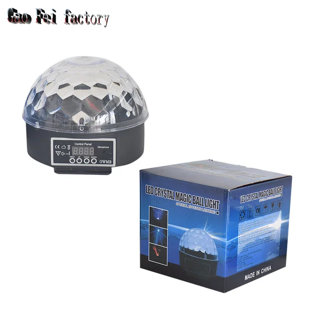 Crystal Magic RGB Rotating Effect Disco Ball Lamp