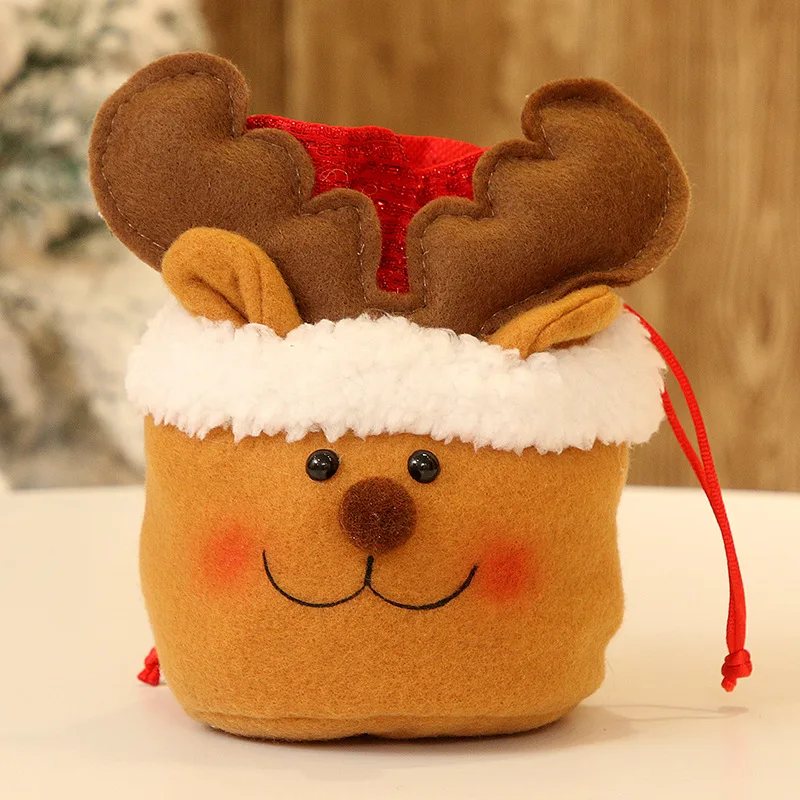 Рождественские конфеты, вечерние, подарочные украшения для сумок, Рождественская упаковочная обертка для хранения, товары для декора, подарки на рождественскую елку