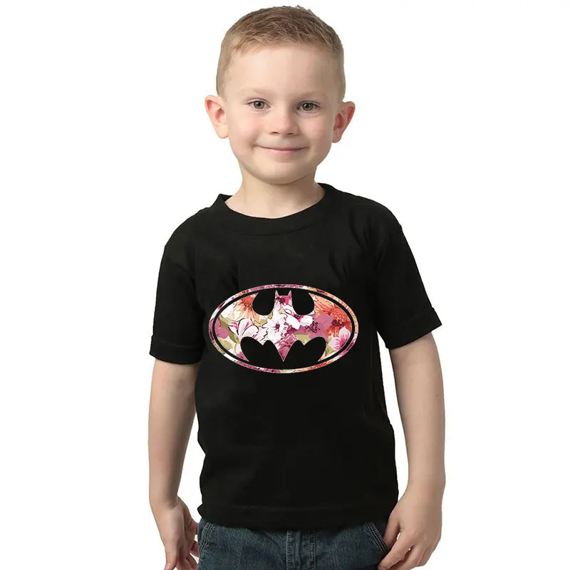 Детская футболка Camiseta/футболка для малышей летние футболки с короткими рукавами для От 2 до 10 лет футболки унисекс рубашка с Бэтменом для мальчиков Disfraz