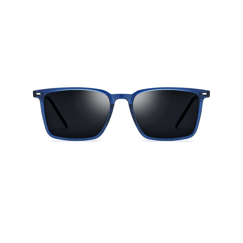 Черные/коричневые/синие поляризованные женские солнцезащитные очки прямоугольные UV400 очки для женщин входят в комплект