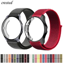 Чехол+ ремешок для samsung Galaxy watch 46 мм/42 мм Band gear S3 Frontier нейлоновая Спортивная петля браслет аксессуары для наручных часов 42/46 мм S 3