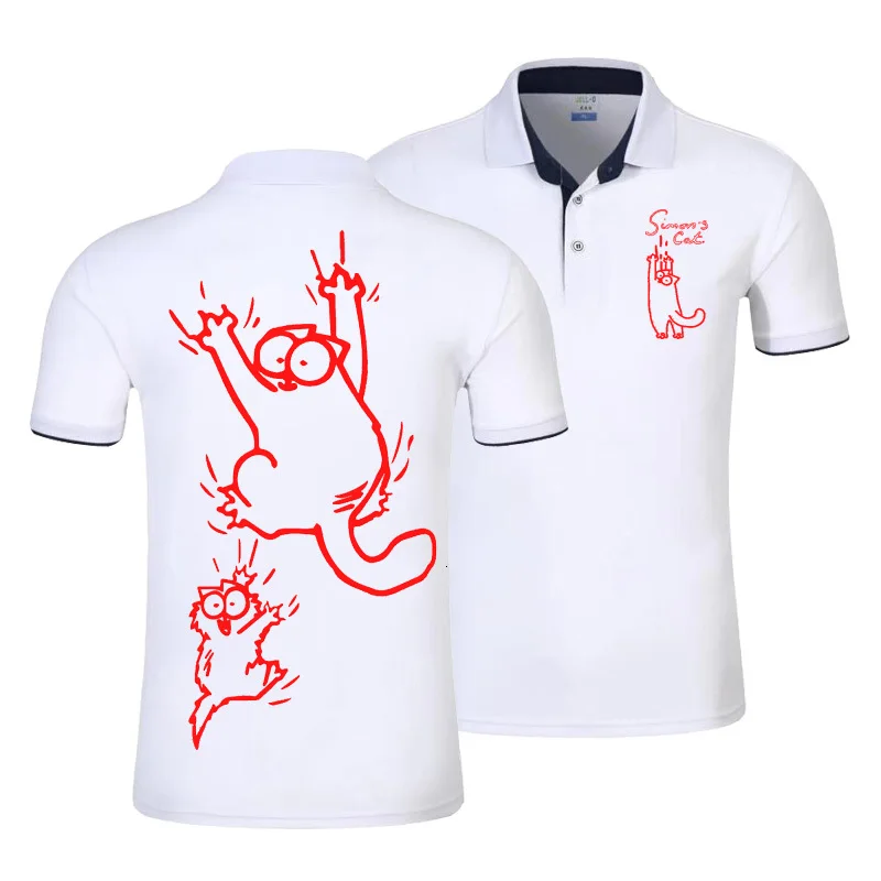 white-2 Polo tommehilfilger camisas, топы из чистого хлопка с принтом логотипа, дышащие рубашки, Молодежные пары, спортивные, разноцветные, Прямая поставка - Цвет: white-2