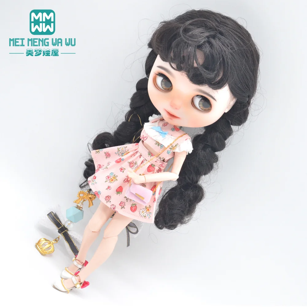 28-30cm Blyth Azone OB23 OB24 Doll Accessories Fashion Backpacks, Shoulder Bag Black, Red, Rose Red, Pink, White