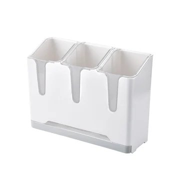 

Multifunctional Home PP Draining Rack Kitchen Utensil Spoons Tableware Organizer Anti Mold Durable Dustproof Chopsticks Storage