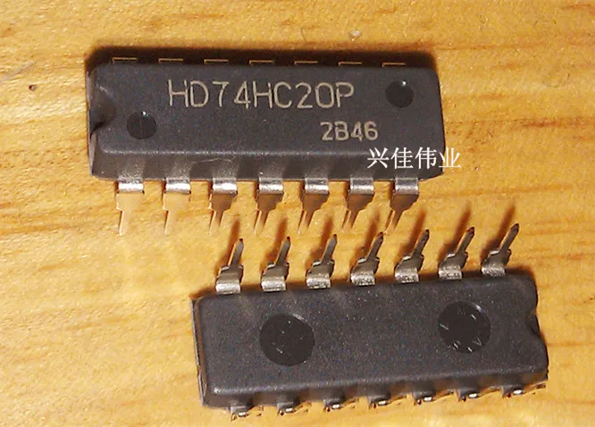 20 шт./лот 74hc20 HD74HC20P SN74HC20N DIP-14