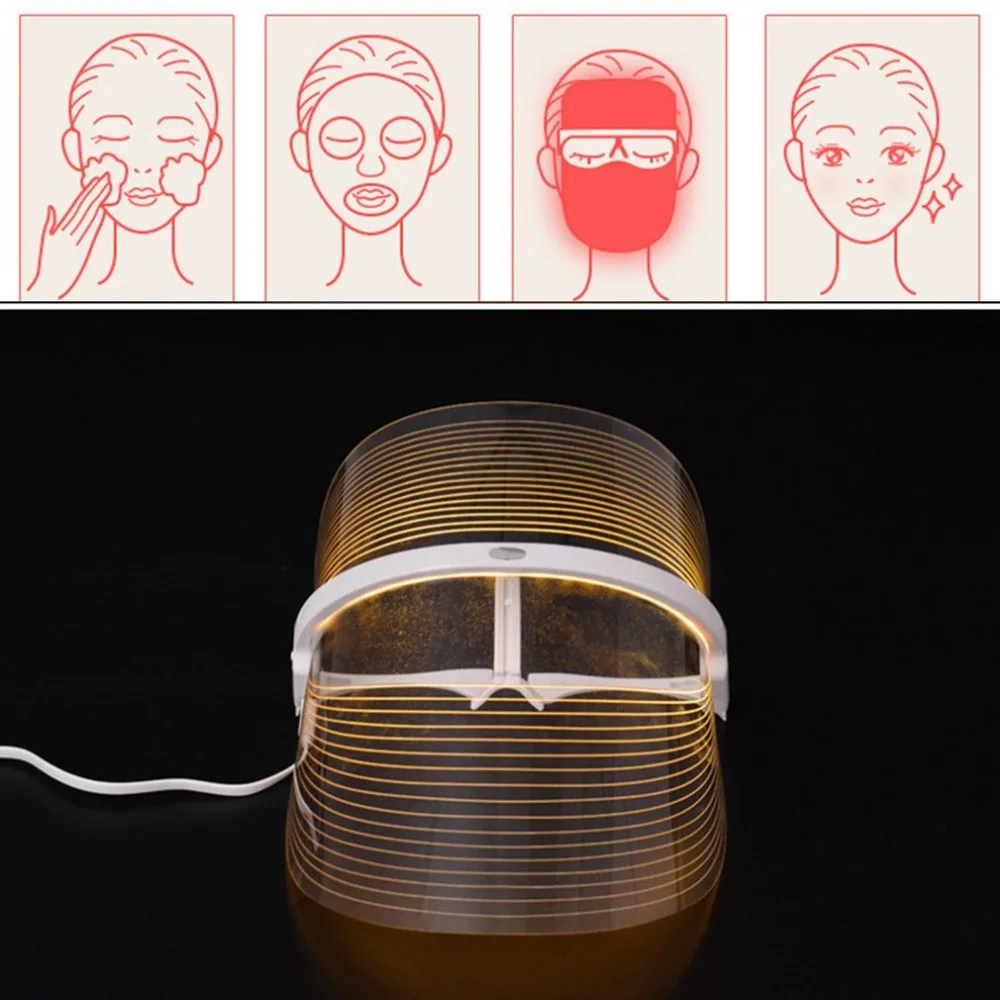 LED Facial Mask Women Face Beauty Mask Anti Aging Beauty Mask Anti Wrinkle Machine Skin Care 5