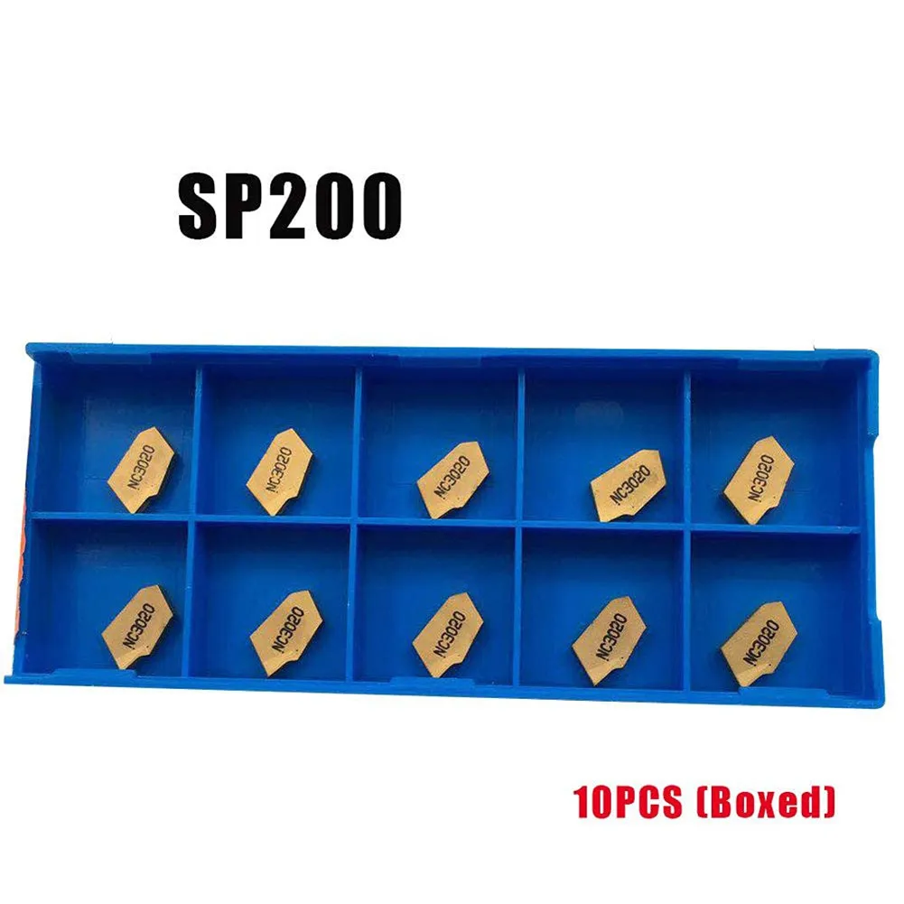 10pcs SP200 GTN-2 Grooving Cut-Off For SPB26-2 SPB32-2 Cutting Carbide Blades Turning Tool High Quality Blade Hard Alloy | Инструменты