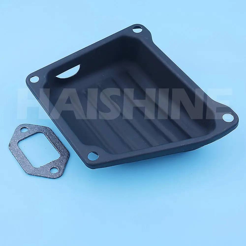 Muffler Exhaust Front Cover Gasket Kit For Stihl 064 066 MS650 MS660 Chainsaw Dual Port Type Replacement Spare Part