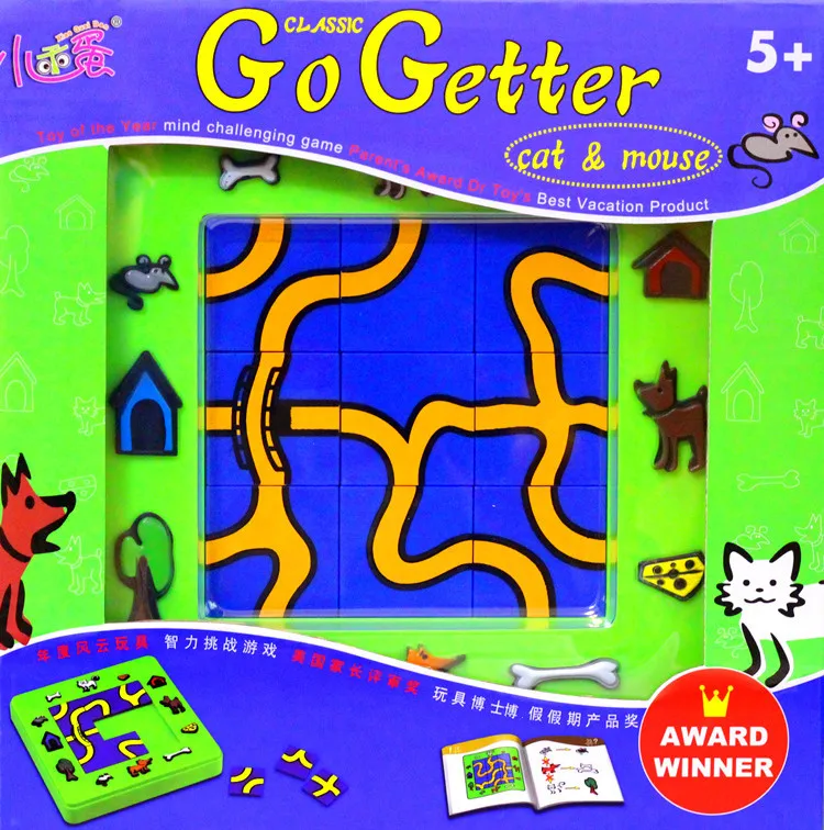  Little Baby Cat and Rat Task Maze Cat and Mouse Puzzle Toy Table Game