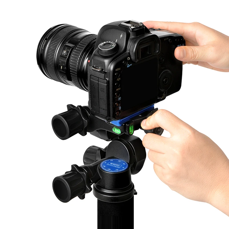 Benro GD3WH Gear Drive 3 Way Head Three-Dimensional Magensium Heads For Camera Tripod Monopod Easy to take pictures
