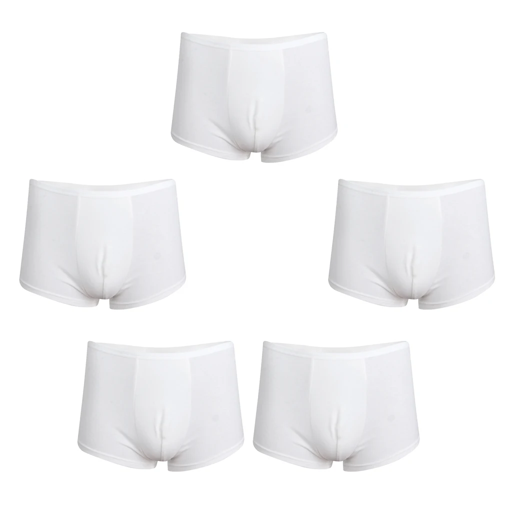 5 шт. Мужские трусы Boxershorts Boxerslips из хлопка, L