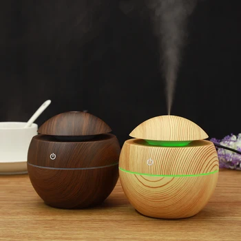 

130Ml Aroma Essential Oil Diffuser Mini Air Humidifier USB Ultrasonic Mist Hmidificador For Home Portable LED Night Light