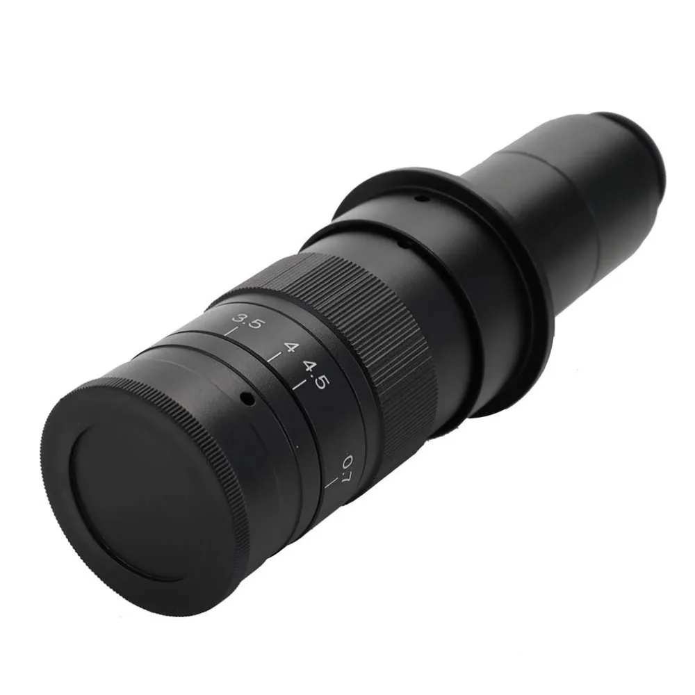 Монокуляры MAX 180X зум C-Mount стеклянный объектив адаптер F промышленный цифровой микроскоп камера адаптер объектива