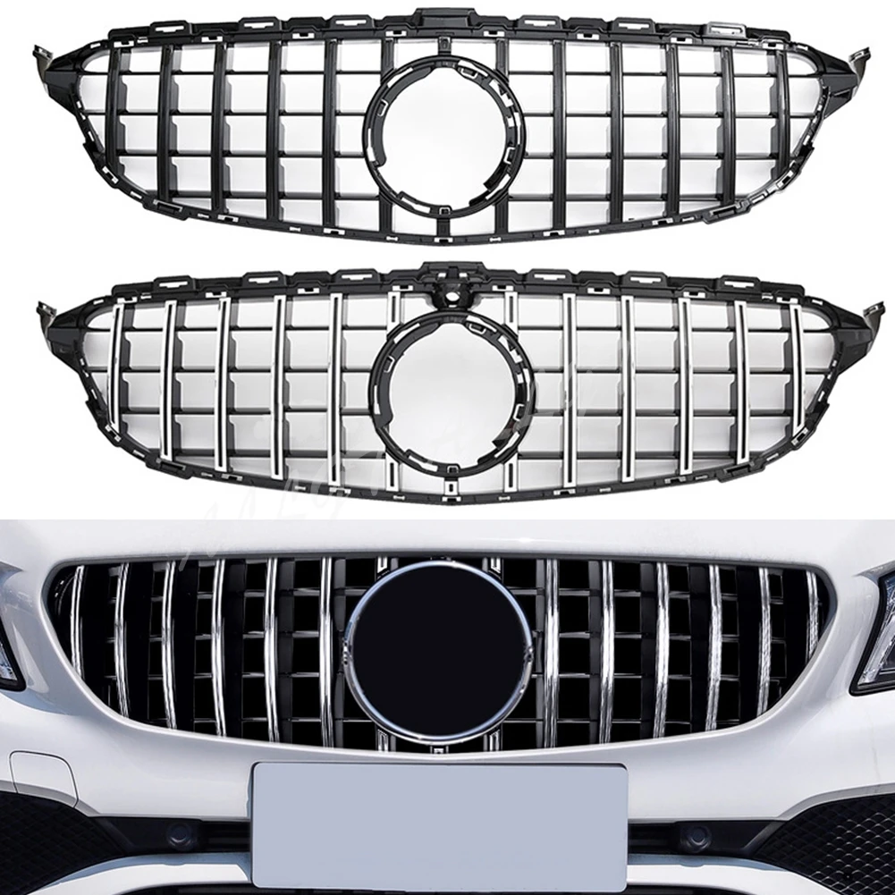 Для Mercedes Benz W205 C Class C200 C250 C300 C350 2019 2020 Передняя Центральная решетка бампера GTR