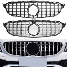 Для Mercedes Benz W205 C Class C200 C250 C300 C350 2019 2020 Передняя Центральная решетка