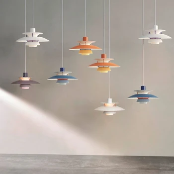 

Nordic Lustre Pendant Light Colorful Umbrella Led Suspend Lamp Dining Room Led Pendant Lamp Indoor Lighting Fixtures Hotel Hall