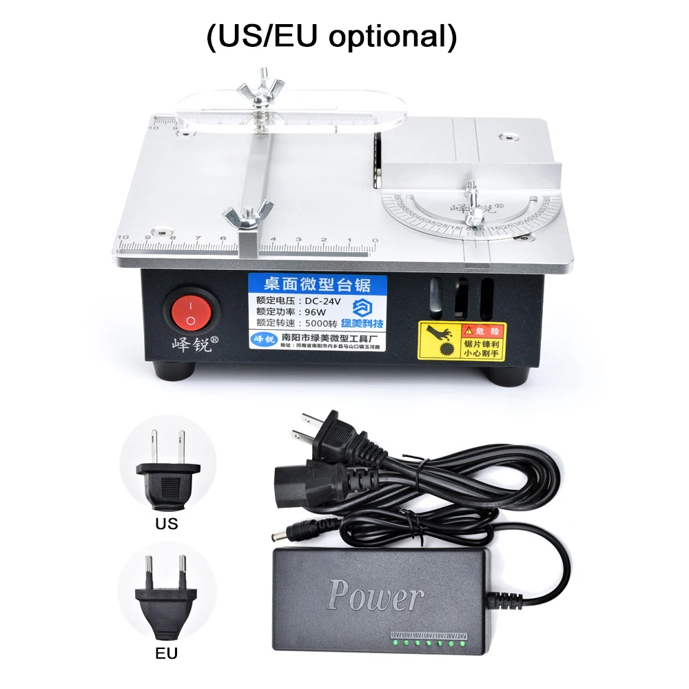 DIY Cutting Tool Mini Table Saw Electric Desktop Saws Small Household  Woodworking Lathe Machine PCB Cutting Sawblade
