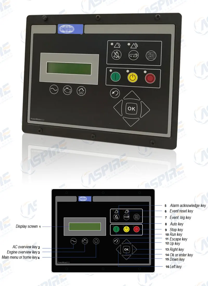 Assistente de Potência Eletrônico do Controlador Digital das Peças de Motor para o Gerador 1.1 do Módulo de Controle Olympian Diesel 3 de controle eletrônico do controlador digital das