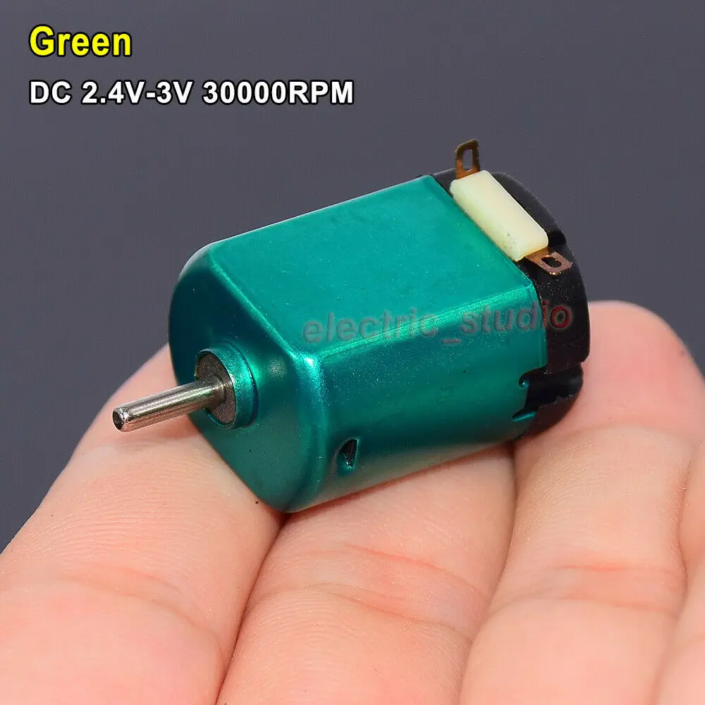 초고속 마이크로 130 모터, DIY RC 4WD 장난감 레이싱 슬롯 카, DC 2.4V-3V, 30000RPM, 50000RPM,  1PC - AliExpress