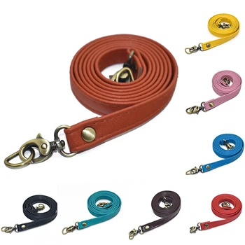 

120CM Handle Replacement Bags Strap Women Girls Black White PU Leather Shoulder Bag Parts Accessories Buckle Belts Gift