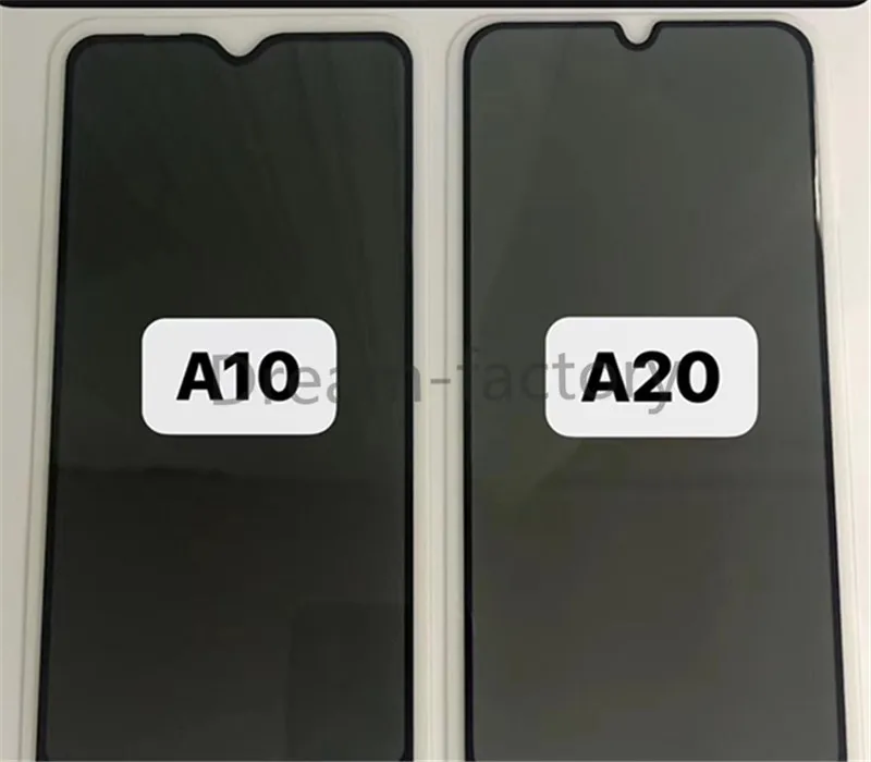 

100PCS Full Cover Privacy Protective Tempered Glass Antispy Screen Protector for Samsung galaxy A10 A20 A30 A50 A60 A70 A80 A90